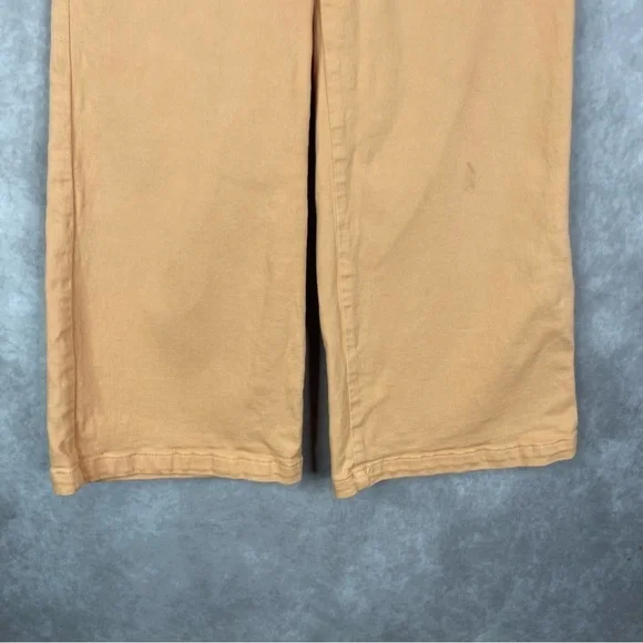 Pilcro By Anthropologie Kit High-Rise Crop Jeans In Petal Peach Women's Sz 26 - Picture 9 of 10